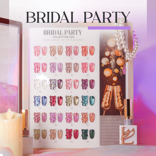 LAVIS Set 24 (G03-ver2) - Gel Polish 0.5 oz - Bridal Party Glitter Collection