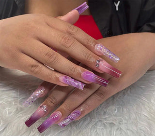 3 Most Beautiful Purple Gel Nail Shades for Spring!
