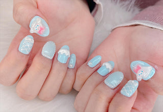 Adorable Cinnamoroll Nails