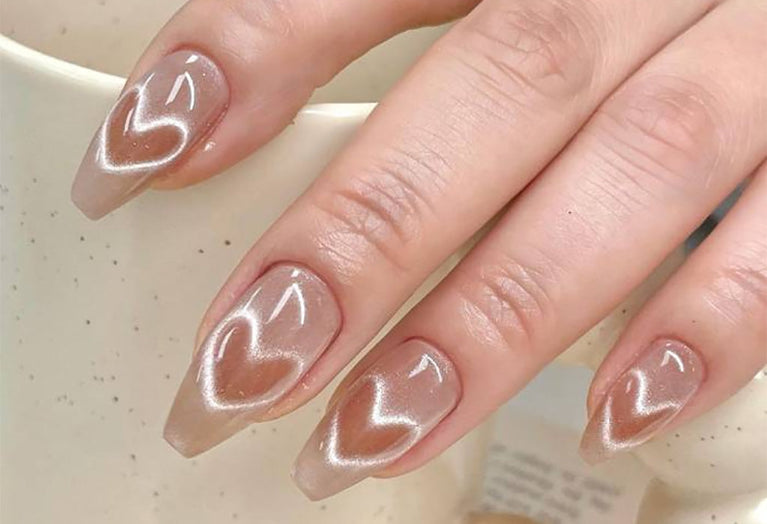 Beautiful Heart Cat Eye Nail Art A Guide to Your next Obsession ND