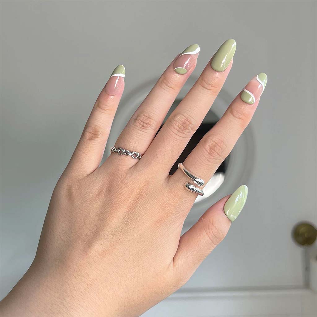 Best Matcha Latte Nail Design