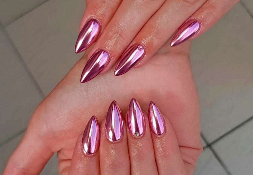 Best Pink Chrome Nails Ideas