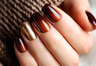 Brown Ombre Nail Ideas