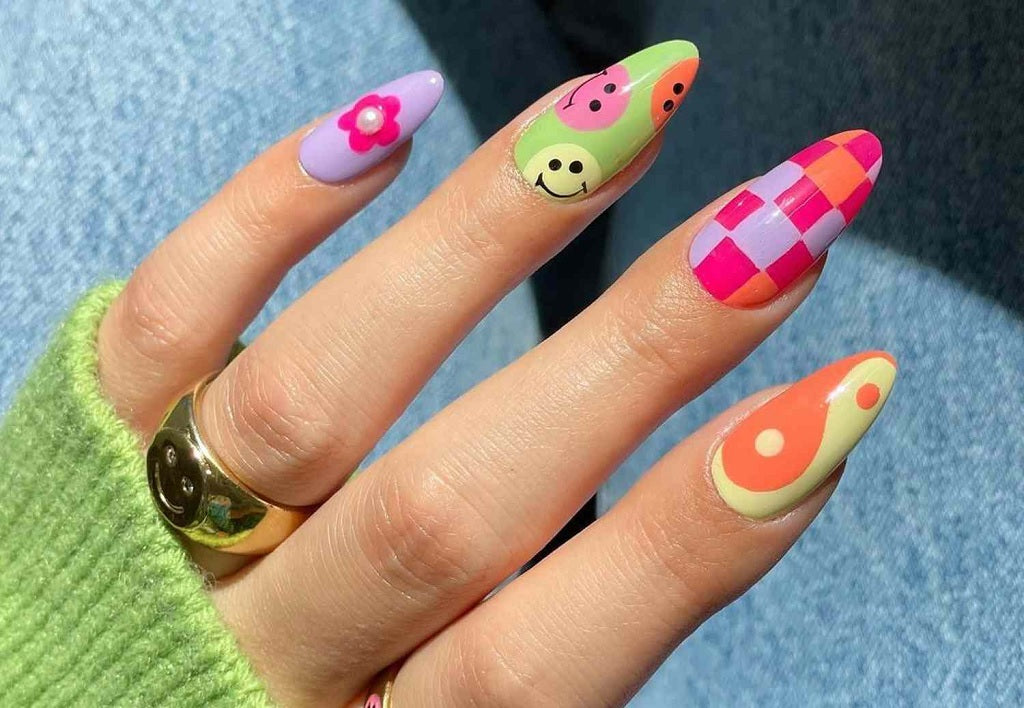 Checkered Nail Designs