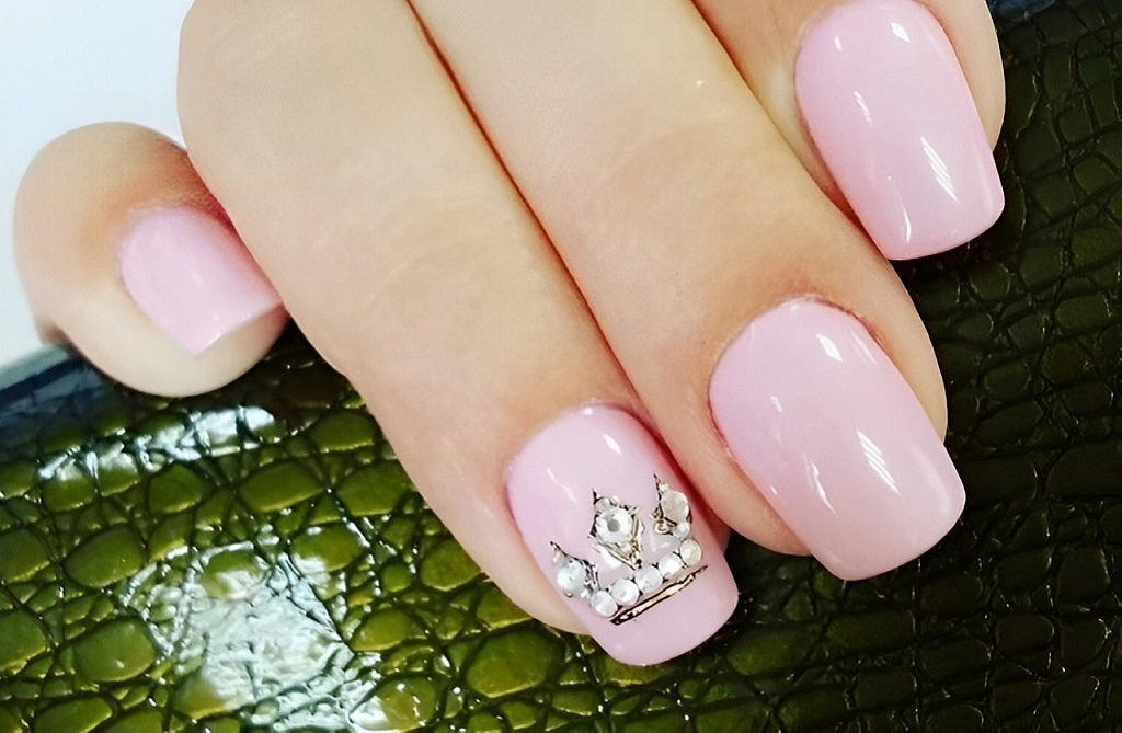 Crown and Tiara Nail Art Ideas