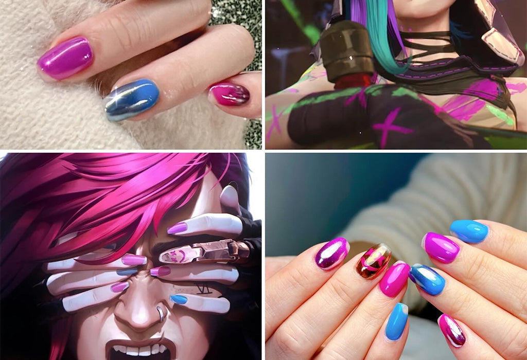 Explosive Jinx Arcane Nails for a Fearless New You