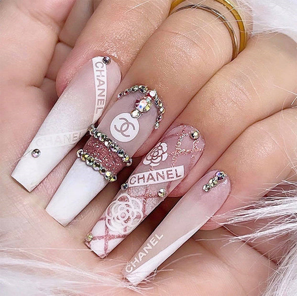chanel brand charms for nails