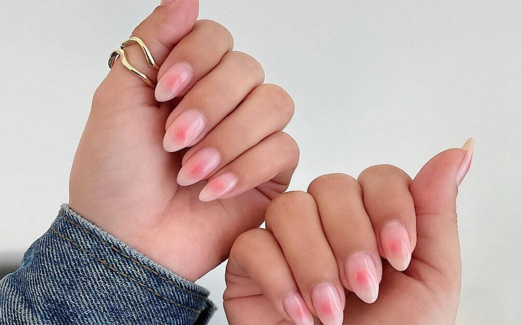 Young Nails - Stunning pink baby boomer by YN Mentor  @beppiebasant_nailartist ... so simple and soooo pretty. You can easily  recreate this look using Concealer Peach gel and our new Airbrush System
