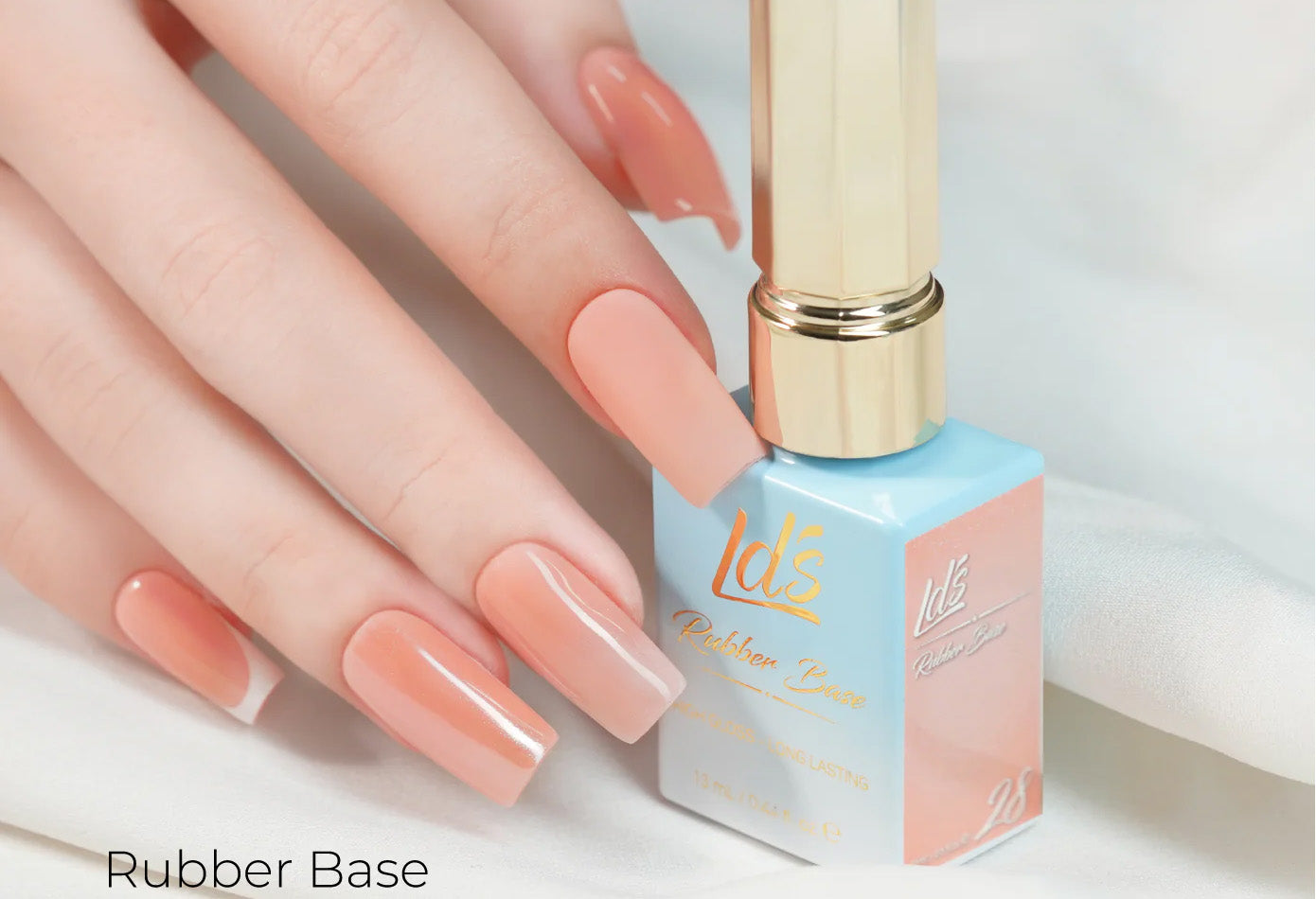 Stronger Nails Made Simple with LDS Rubber Base Gel