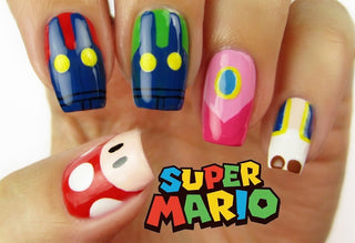 Innovative Manicures: Level Up with Epic Super Mario Nail Art!