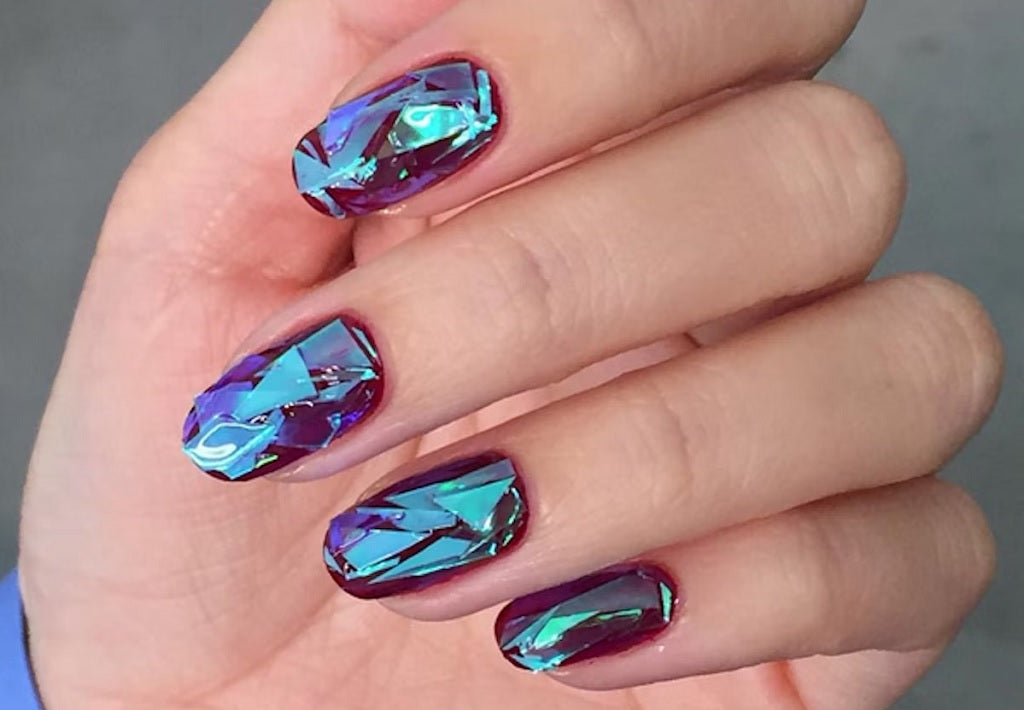 Mixed Mani | Nail color combos, Color street nails, Holographic polish