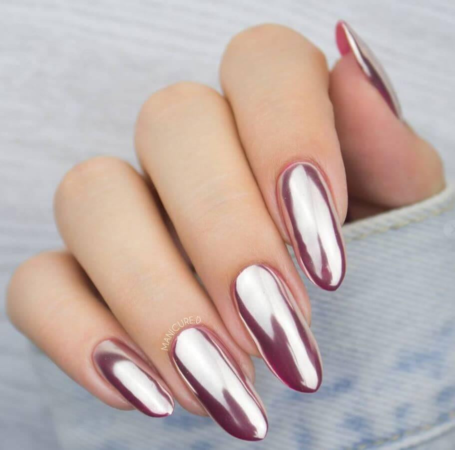 Mirror Nail Design