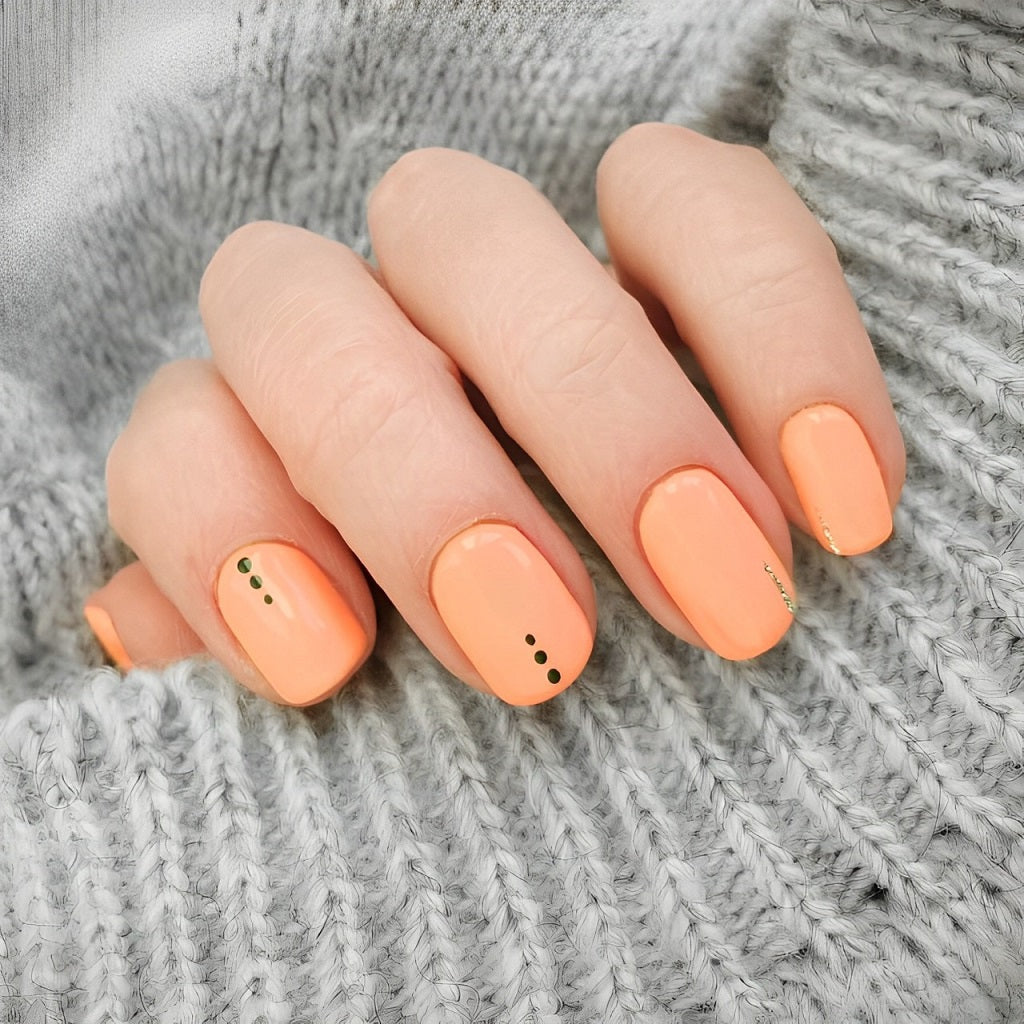 "Peach Fuzz" Nail Designs