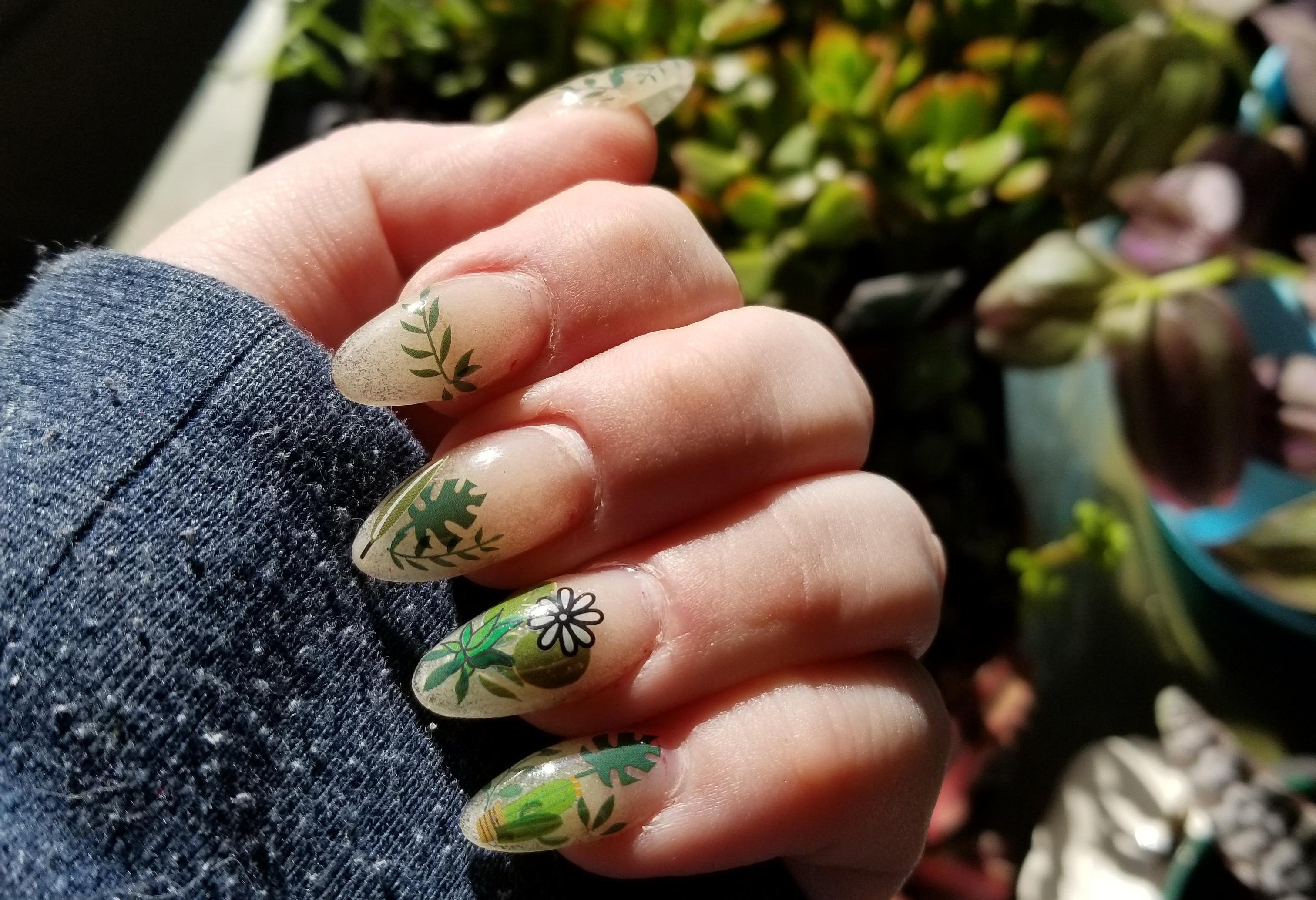 Plant Nails Cultivate Beauty: Botanical Magic on Your Fingertips