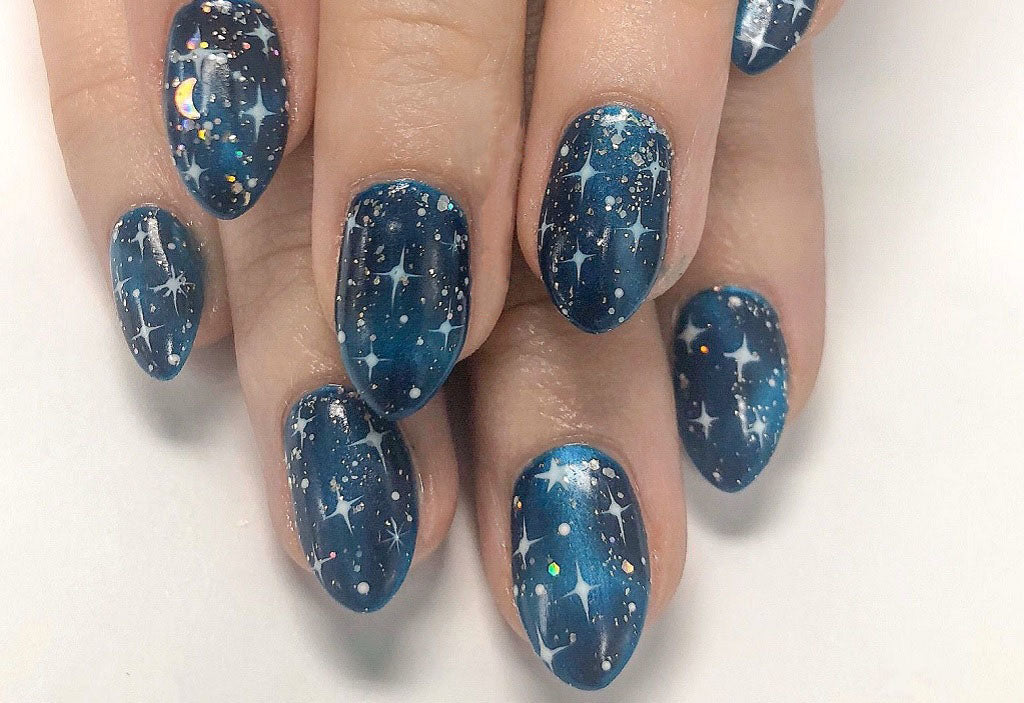 Starry Nail Art Ideas