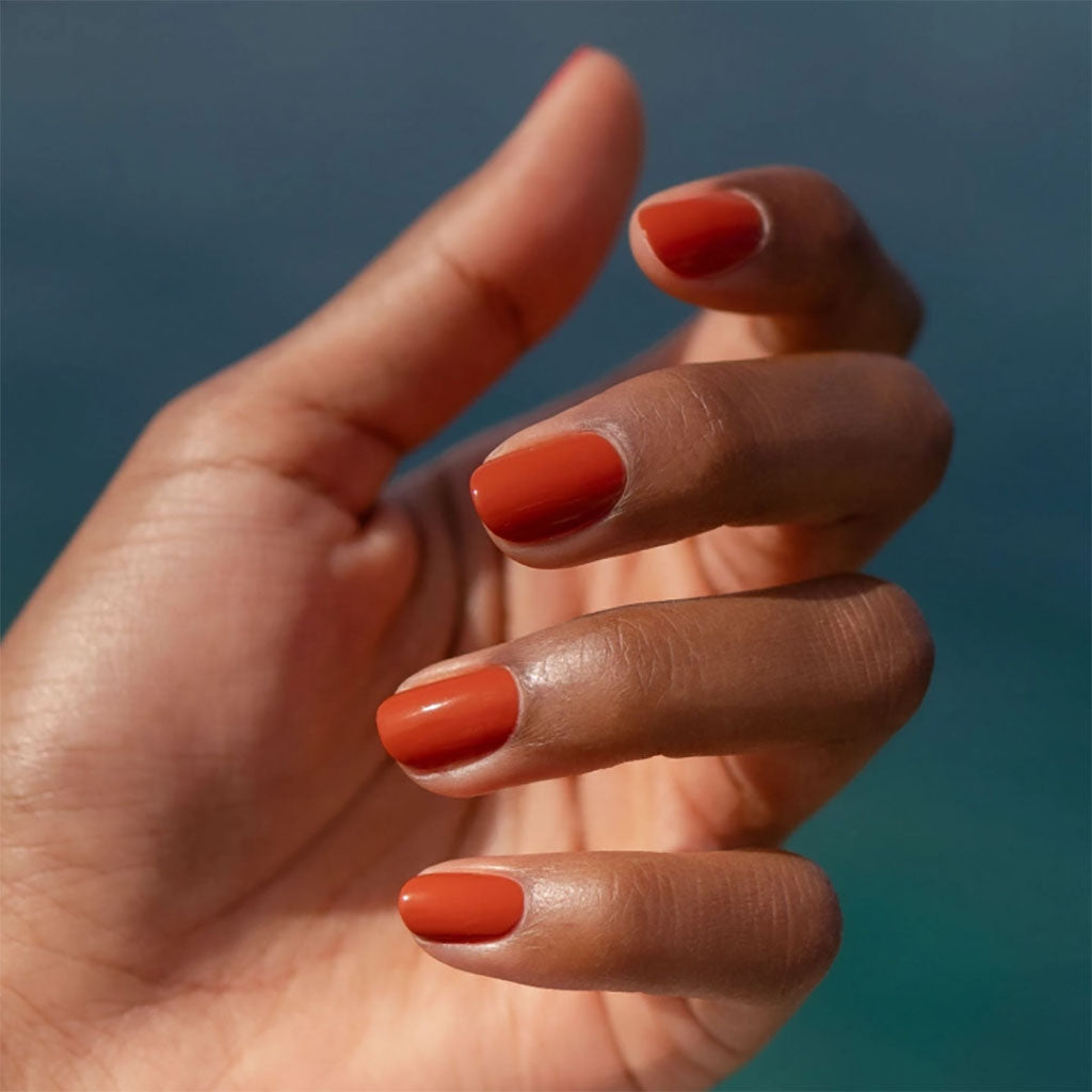 35 Stunning Burnt Orange Nails for Fall