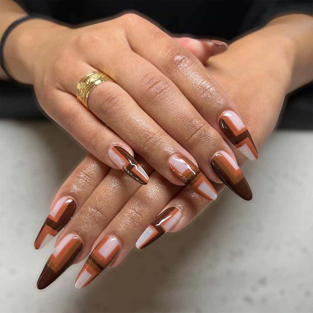 Coffee Nail Designs to Perk up Your Nail Game