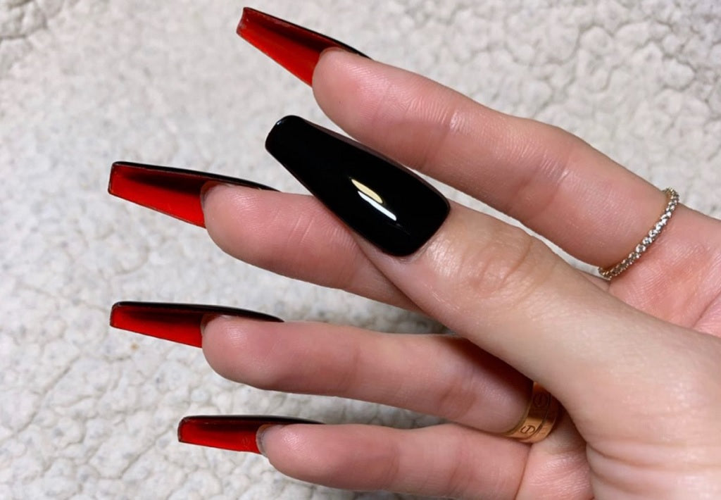 Trendy Red Bottom Nails