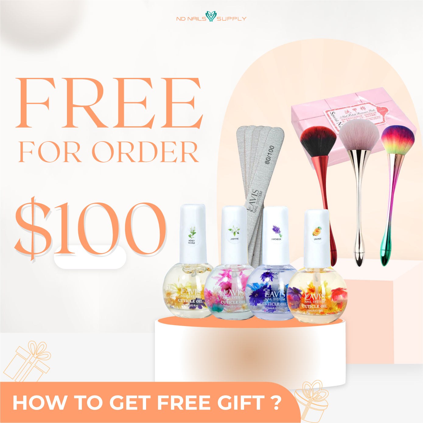 Free Gift For Order $100