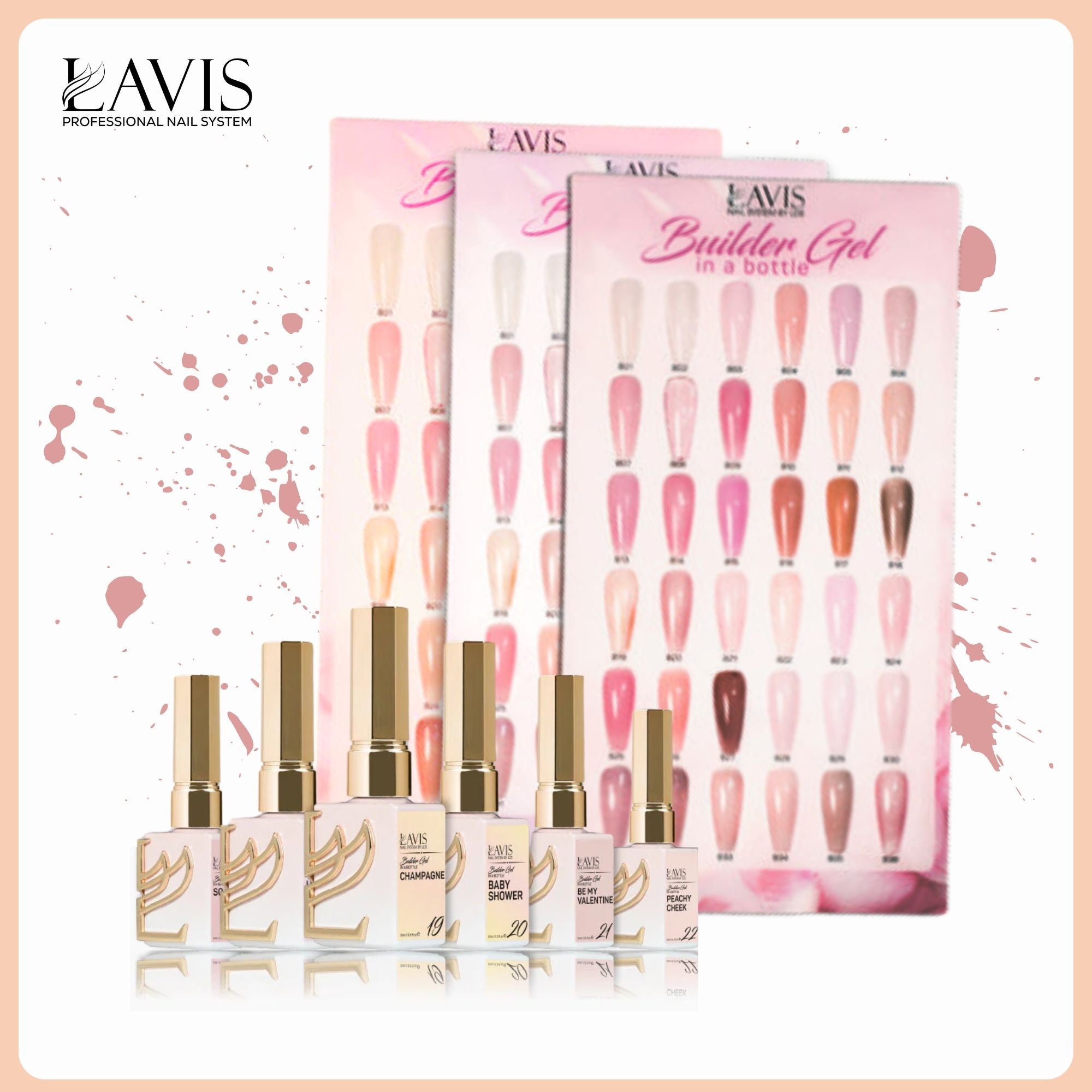 Lavis Builder Gel in the Bottle Collection