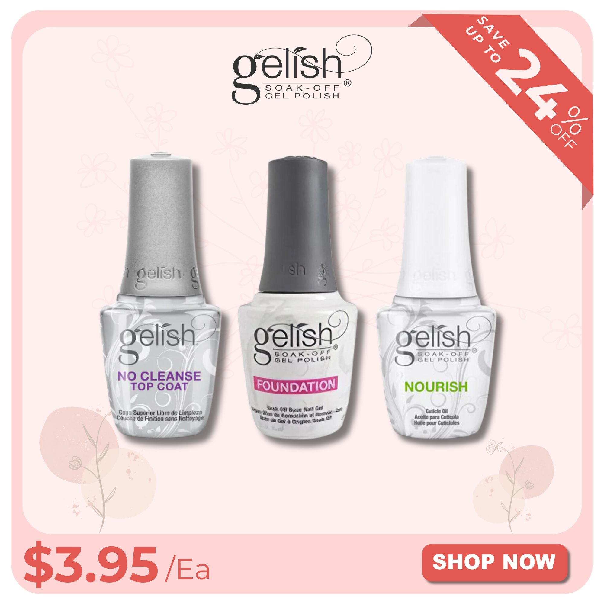 Gelish Base & Top