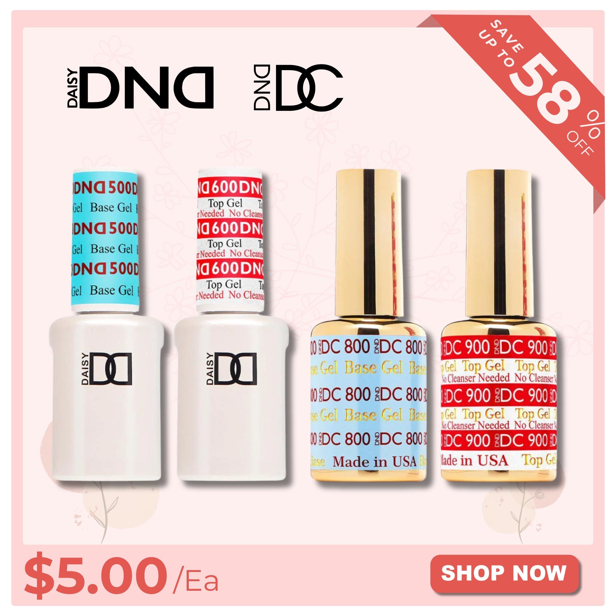 DND & DND DC - Base Top Gel