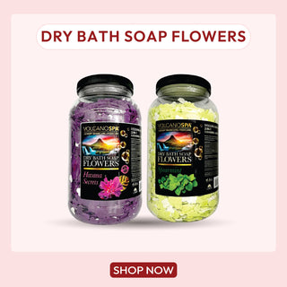 Dry Bath Soap Flowers