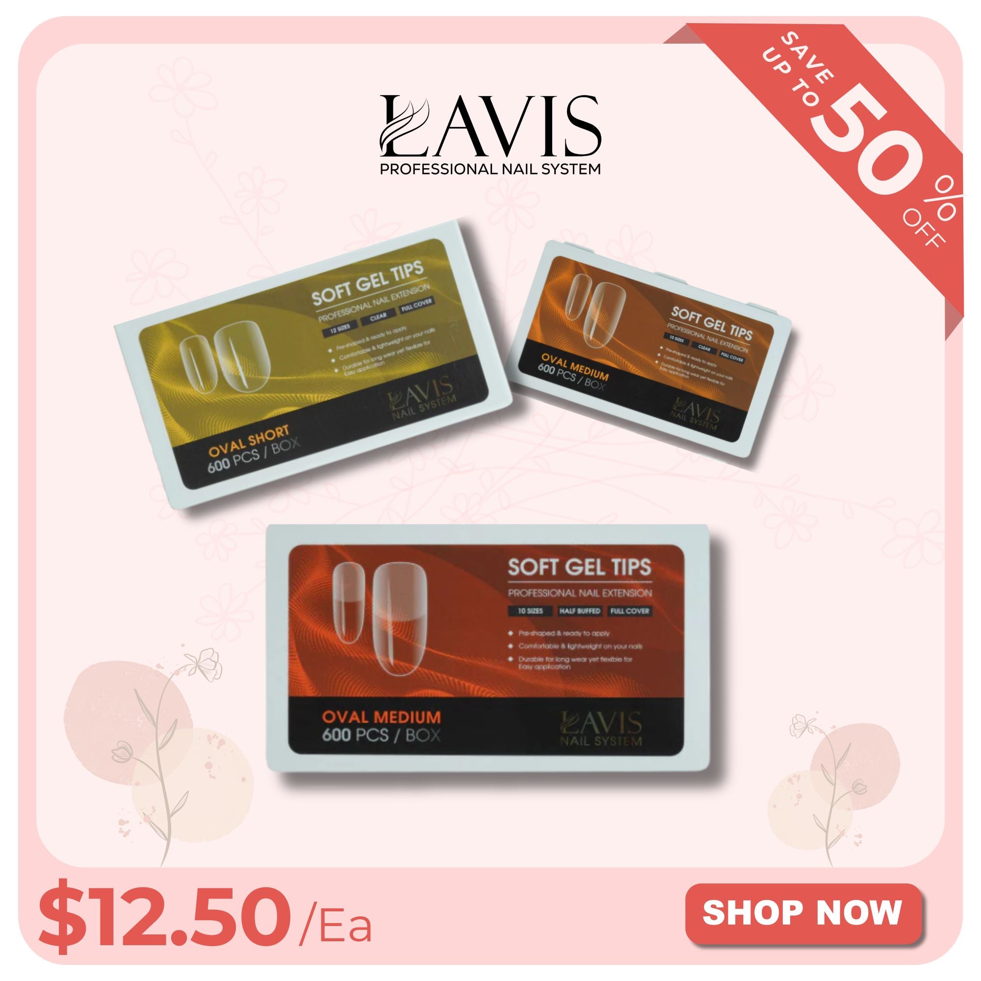 Lavis Soft Gel Tips