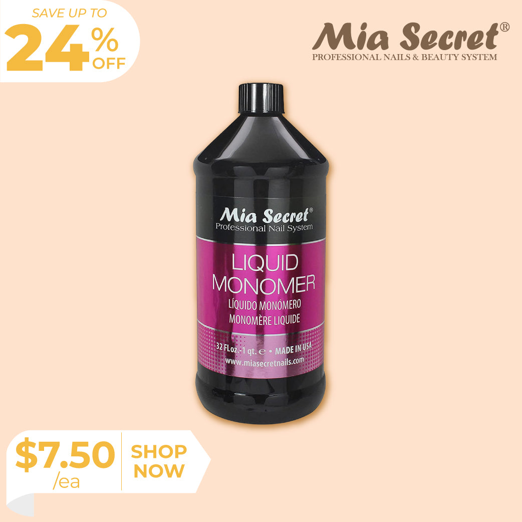 Mia Secret Liquid Monomer Ema & Nail Preps