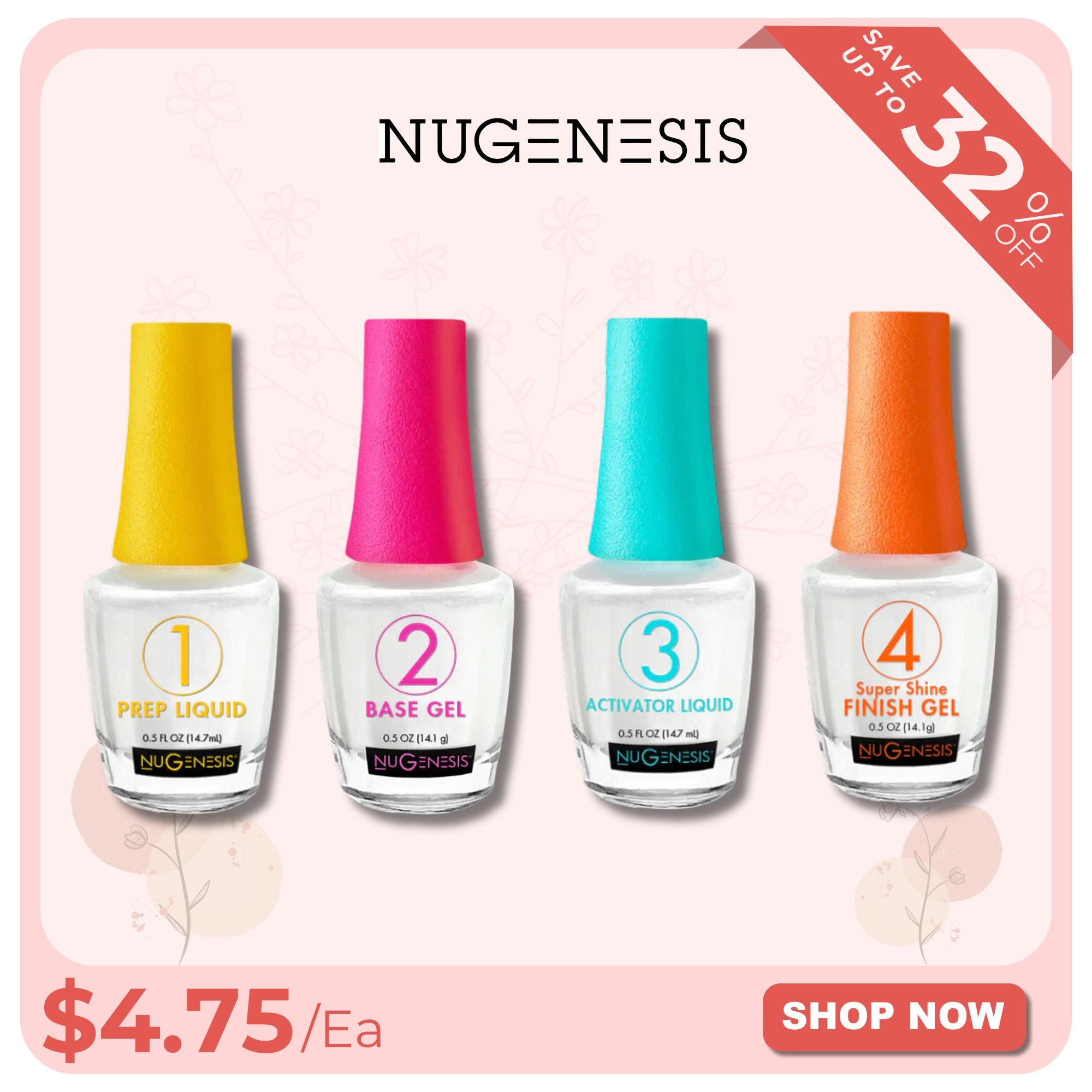 NUGENESIS ACRYLIC & DIPPING POWDER ESSENTIALS