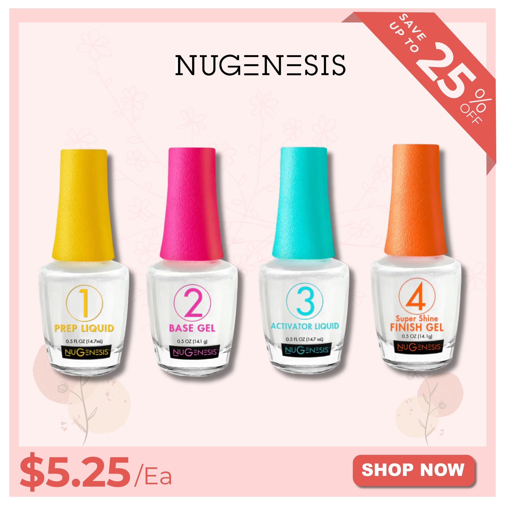 NUGENESIS ACRYLIC & DIPPING POWDER ESSENTIALS