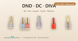 DND, DC & DIVA — 3,165 SKUs Gel + Duo + Lacquer + Acrylic + Platinum at ND Nails Supply