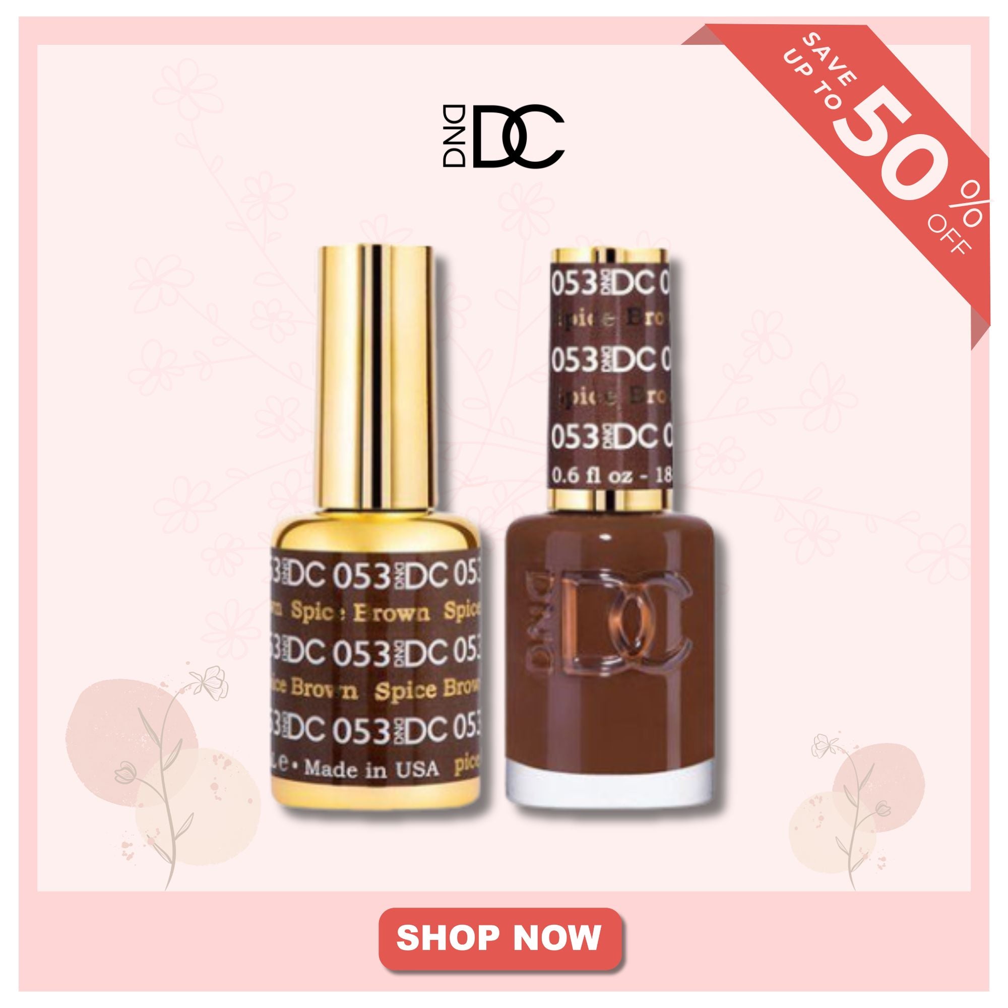 DND DC Gel Nail Polish Duo Fall Colors