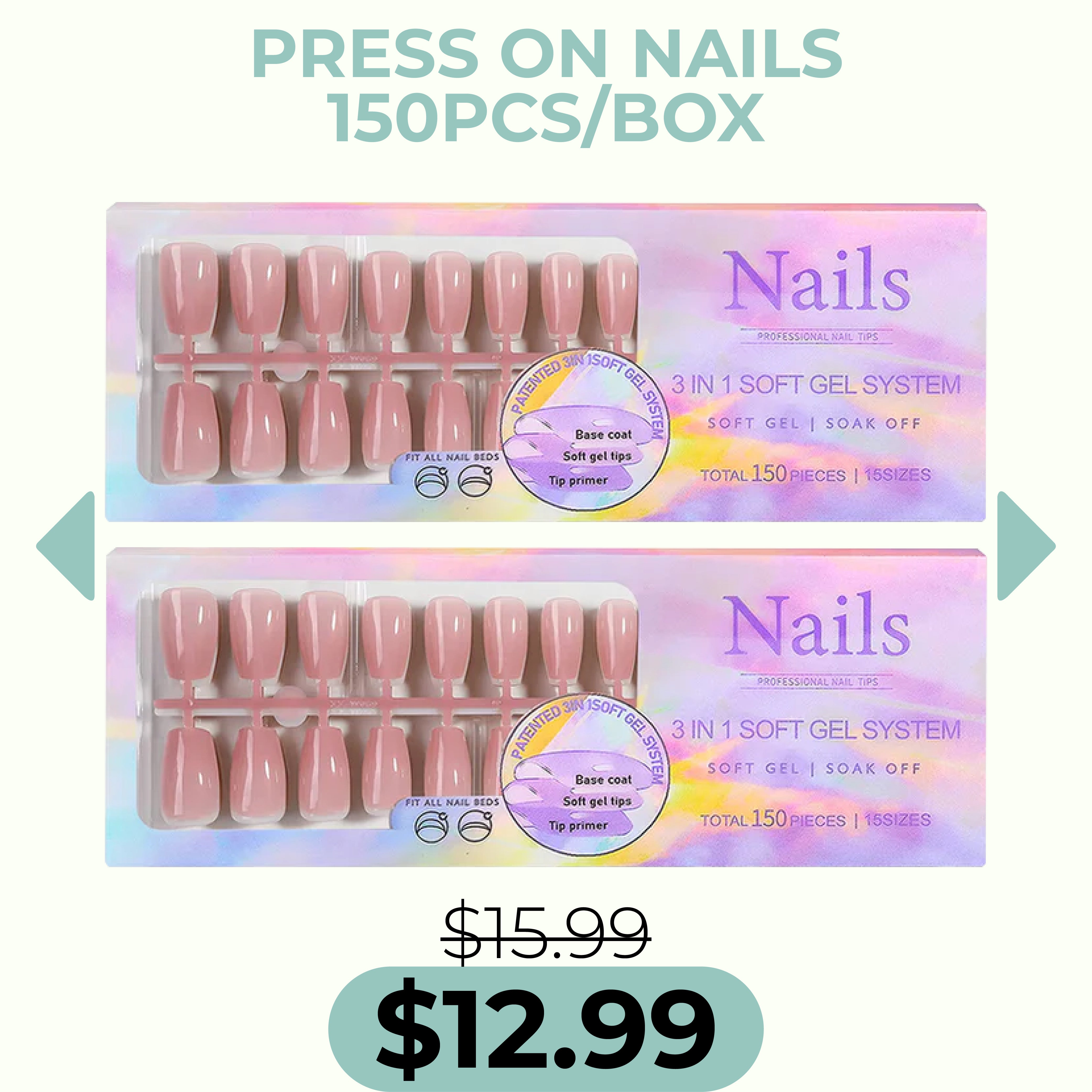 Press On Nails 150pcs/box