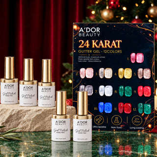 A'DOR 24 Karat Glitter Gel Collection