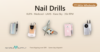 Nail Drills — 77 SKUs covering KUPA, Medicool, LAVIS, Kiara Sky at ND Nails Supply