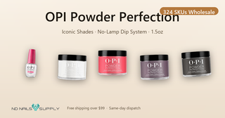 OPI Powder Perfection — 324 SKUs covering iconic dip shades and essentials at ND Nails Supply