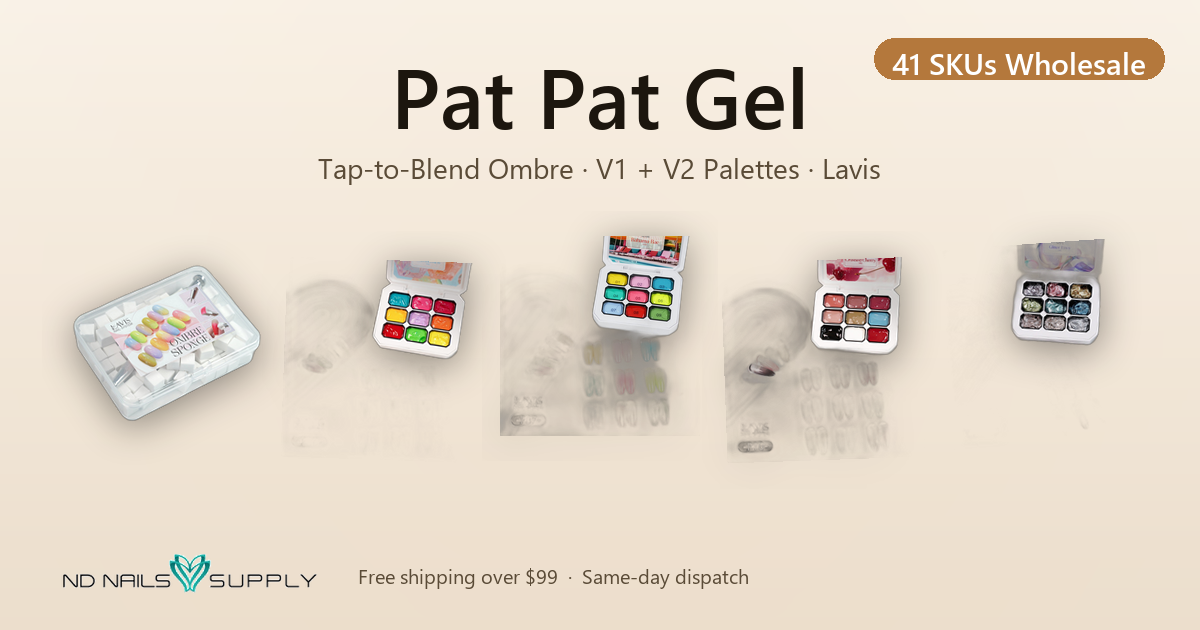 Lavis Pat Pat Gel - Ombre Nails - ND Nails Supply