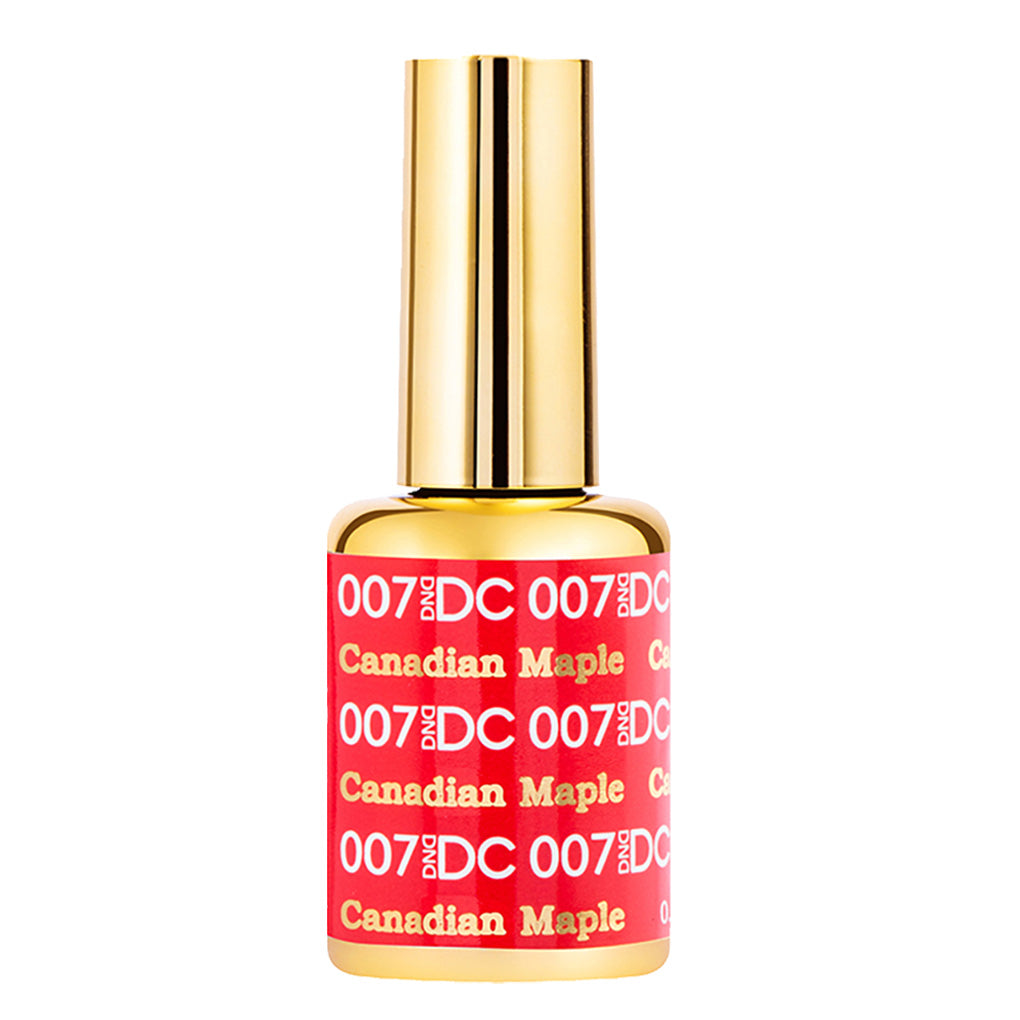 DND DC Gel Nail Polish Duo - 007 Red Colors - Canadian Maple