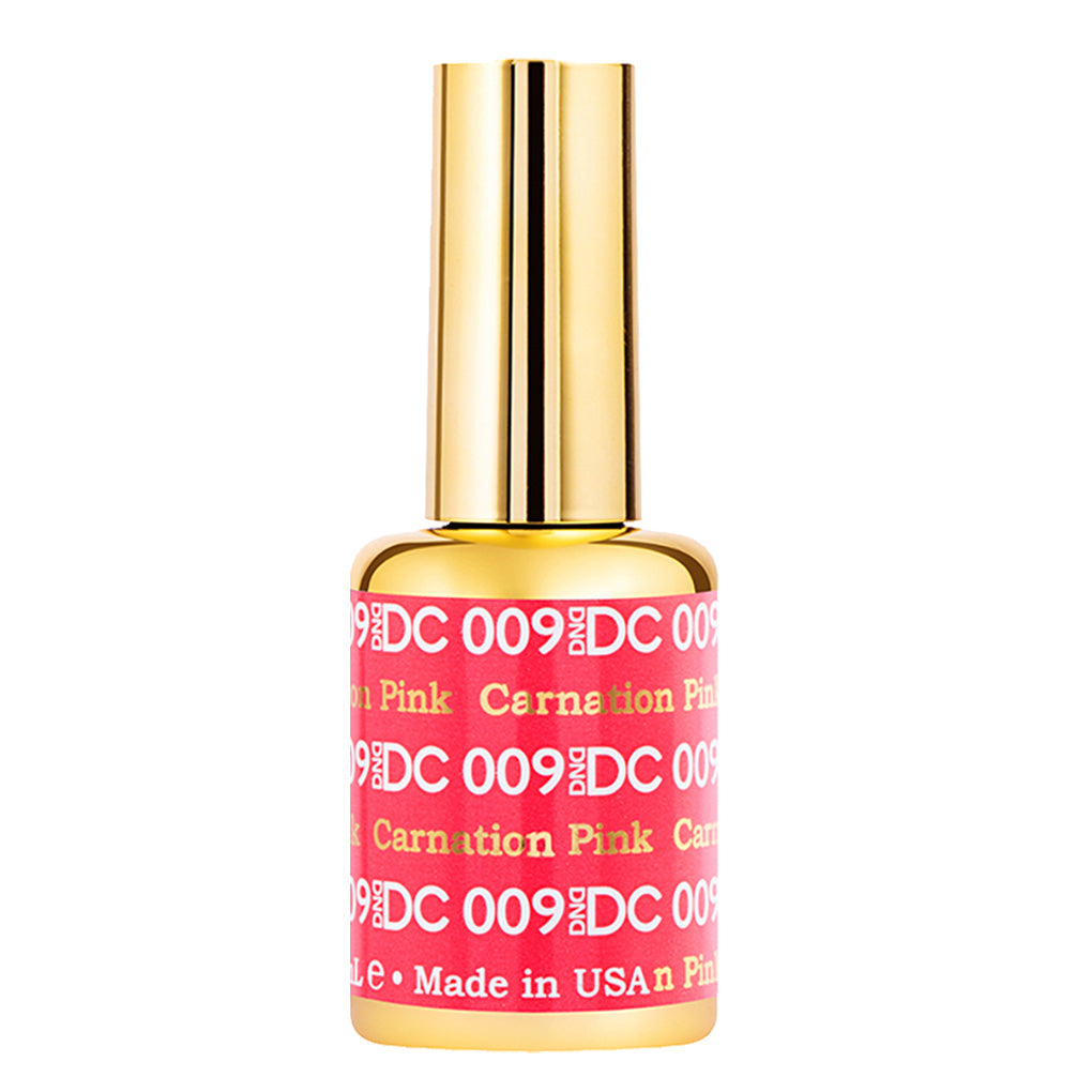 DND DC Gel Nail Polish Duo - 009 Coral Colors - Carnation Pink
