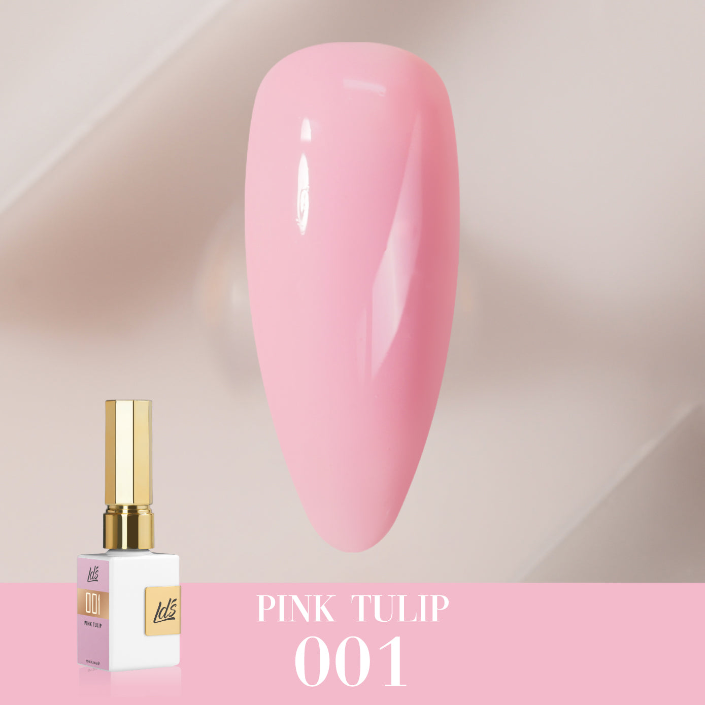 LDS Color Craze Collection - 001 Pink Tulip - Gel Polish 0.5oz