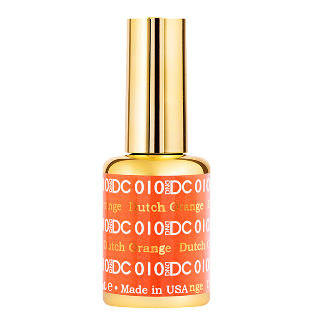 DND DC Gel Nail Polish Duo - 010 Orange Colors - Dutch Orange