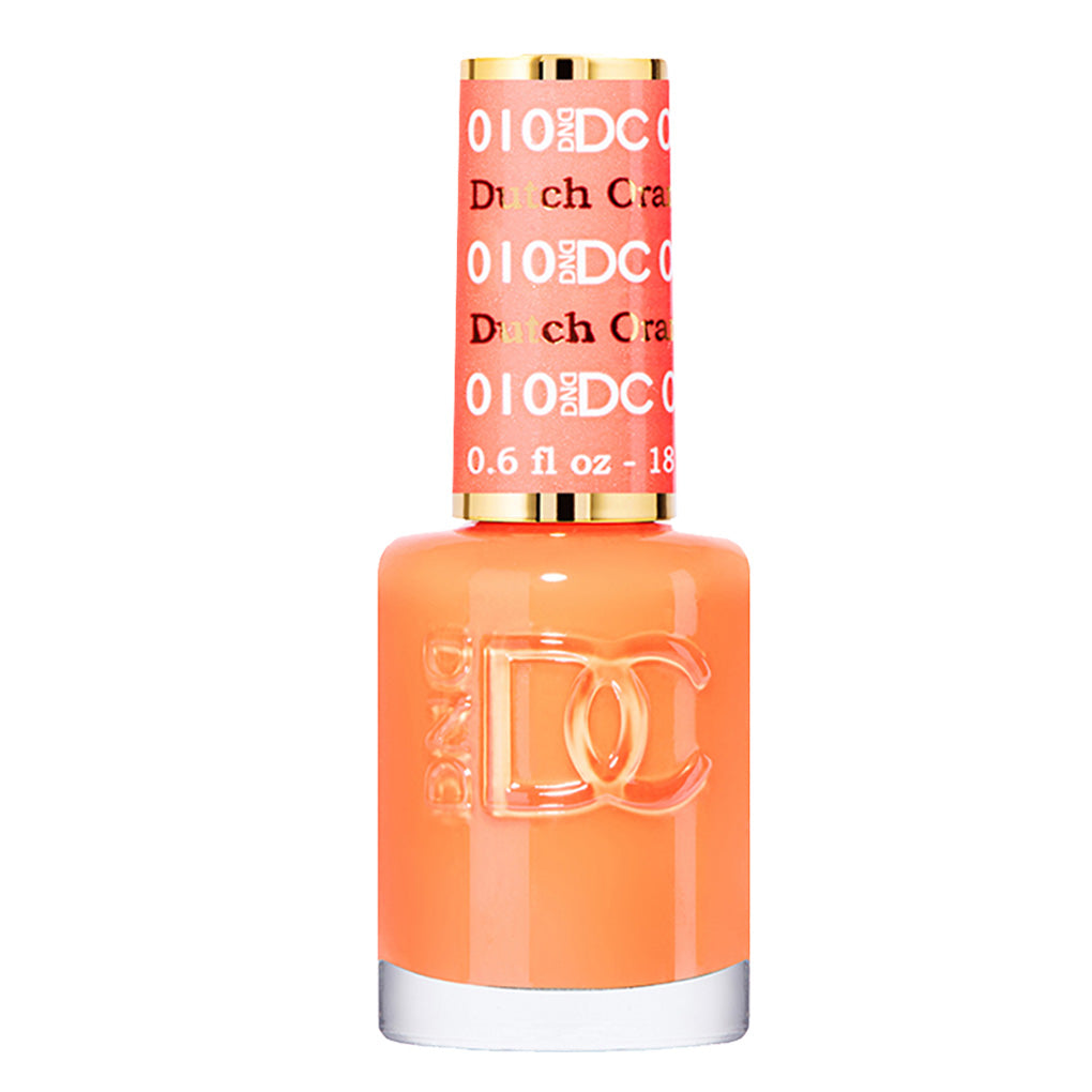 DND DC Gel Nail Polish Duo - 010 Orange Colors - Dutch Orange