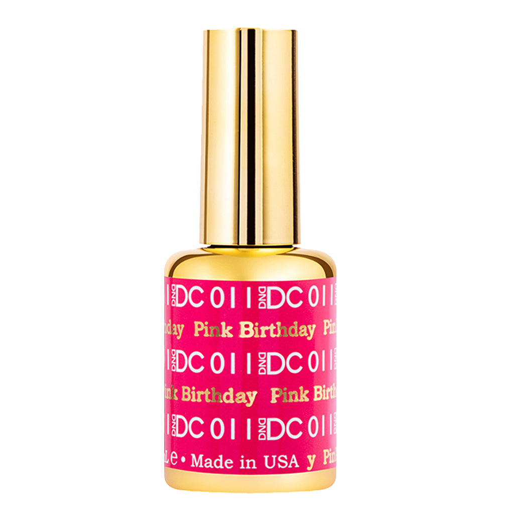 DND DC Gel Nail Polish Duo - 011 Pink Colors - Pink Birthday