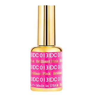 DND DC Gel Nail Polish Duo - 013 Pink Colors - Brilliant Pink