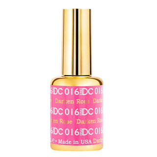 DND DC Gel Nail Polish Duo - 016 Pink Colors - Darken Rose