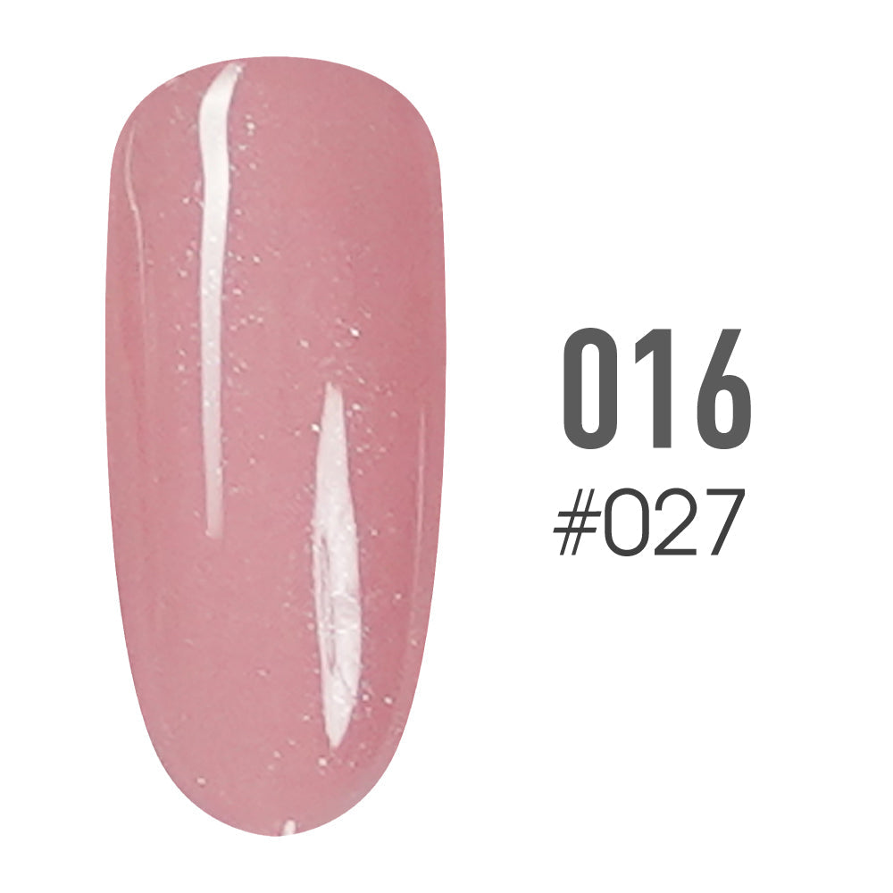 SNS Pro Gel Nail Polish Duo - 016 #027- LUSCIOUS MAUVE