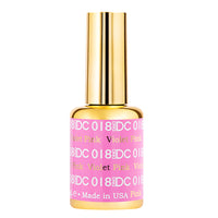 DND DC Gel Nail Polish - 018 Pink Colors - Violet Pink