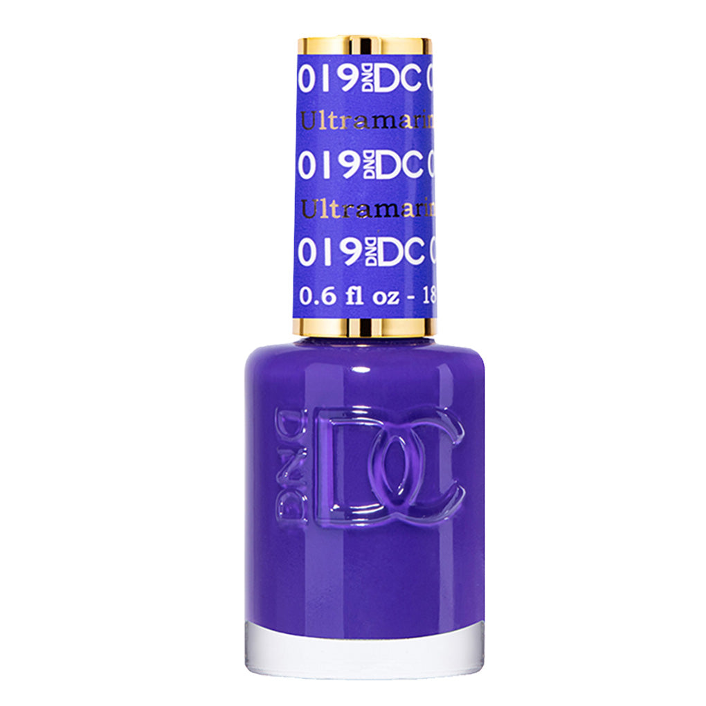 DND DC Gel Nail Polish Duo - 019 Purple Colors - Ultra Marine