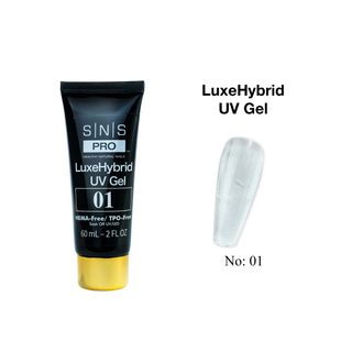 SNS Pro LuxeHybrid UV Gel - 01 - HEMA & TPO Free - 60ml
